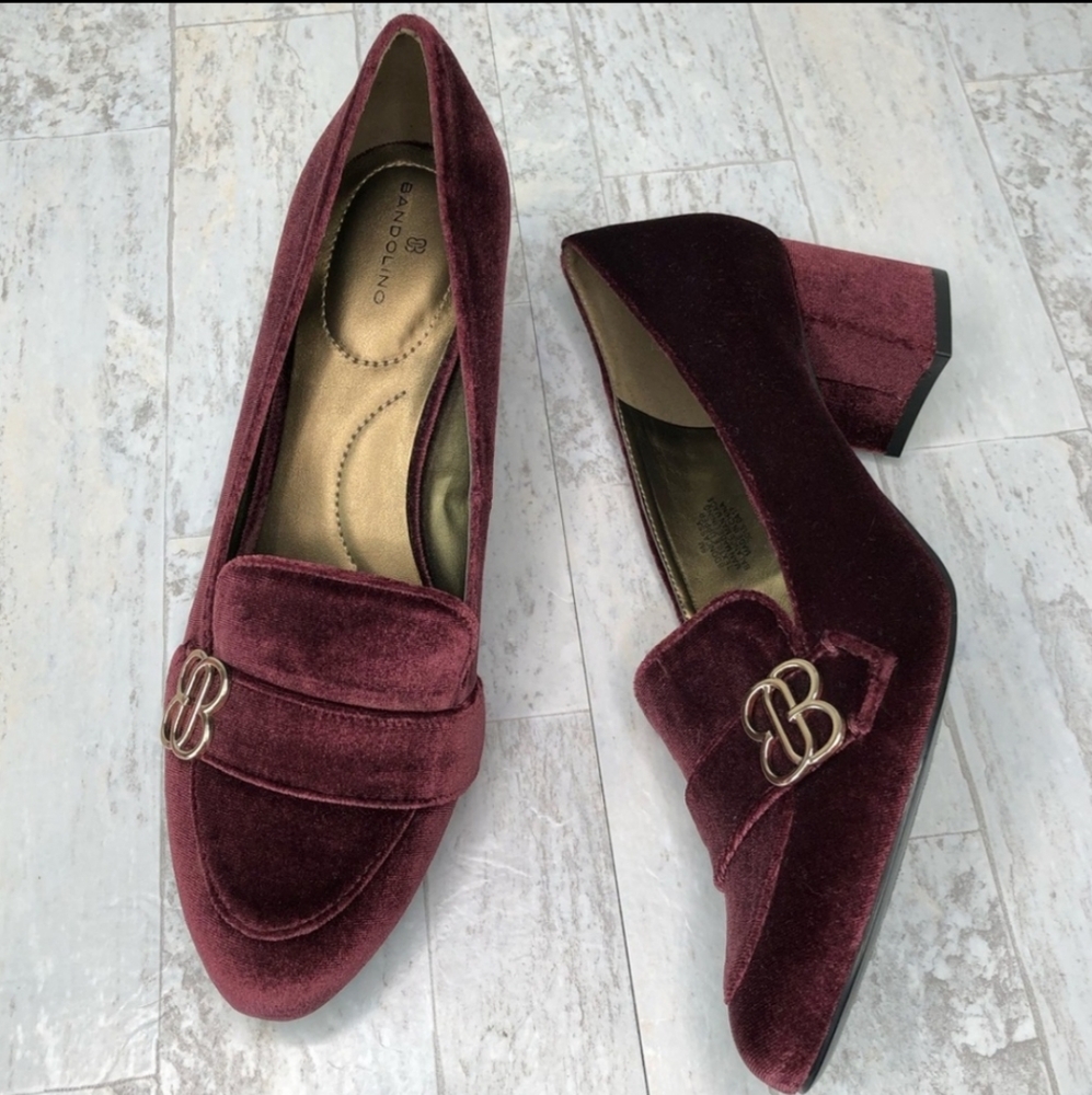 Bandalino Velvet Heels